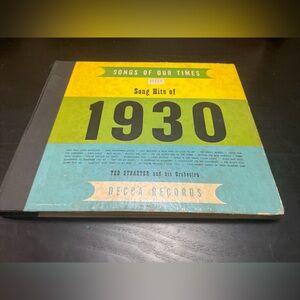 Ray Benson Songs of Our Times Hits of 1930 78 RPM Decca Records